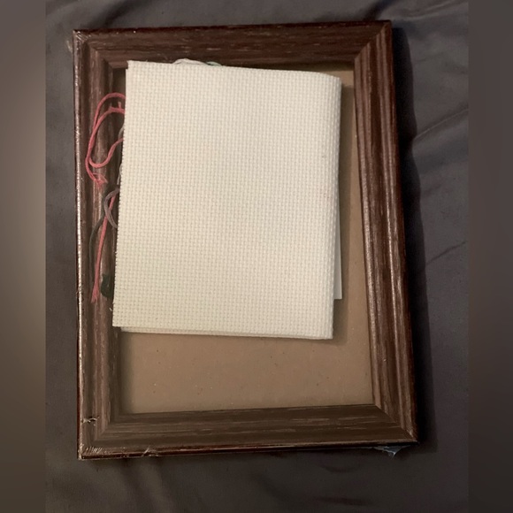 Vintage 1995 Counted Cross Stitch Teatime Teapot Kit Cross My Heart Inc Frame - Picture 3 of 3